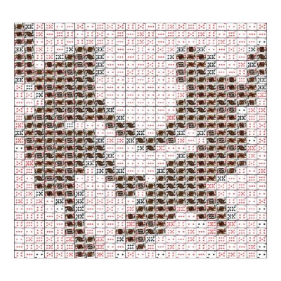 Dancers Playing Card Montage Print