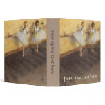 Dancers Practicing at the Barre by Edgar Degas 3 Ring Binders