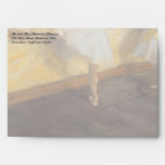 Dancers Practicing at the Barre by Edgar Degas Envelopes