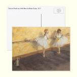 Dancers Practicing at the Barre by Edgar Degas Post Cards