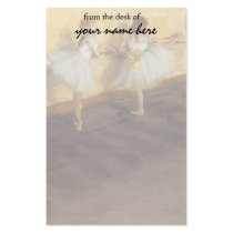 Dancers Practicing at the Barre by Edgar Degas Stationery