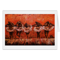 dancers, dancers-secret, dancers-note-card, ballet-dancers-note-card, ballet-dancers, beautiful-note-card, Kort med brugerdefineret grafisk design