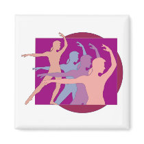 DancerSilhouette magnets