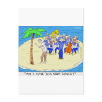 Dances W/Palm Trees Funny Gifts Tees Mugs Etc postcards
