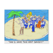 Dances W/Palm Trees Funny Gifts Tees Mugs Etc postcards