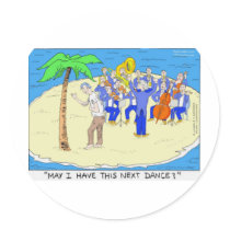 Dances W/Palm Trees Funny Gifts Tees Mugs Etc stickers