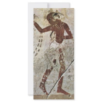 Dancing Africans By Maler Der Grabkammer Des Horem Personalized Rack Card