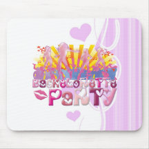 dancing bachelorette party club party retro fun mouse pad