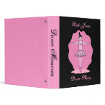 Dancing Ballerina Binder