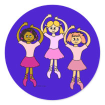 Dancing Ballerina Stickers by balletgifts Dancing Ballerina Stickers