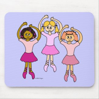 Dancing Ballerinas Gifts mousepad