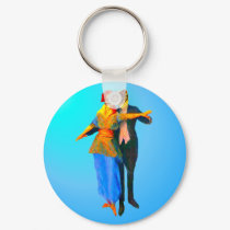 Dancing Ballroom Dogs keychains