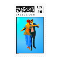 Dancing Ballroom Dogs Stamps