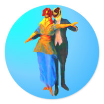 Dancing Ballroom Dogs stickers