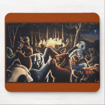 Dancing Bear Art Mousepad Wildlife Art Mousepad mousepads