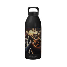Dancing Bear Art Water Bottle Bear Art Gifts