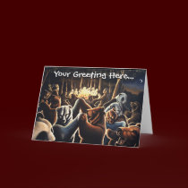 Dancing Bears Greeting Custom Cards Art Cards cards