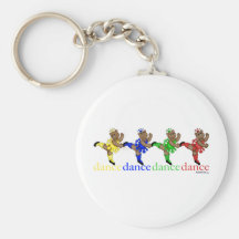 Dancing Bears Keychain