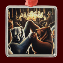 Dancing Bears Ornament Multicultural Love Gifts ornaments