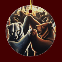 Dancing Bears Ornament Party Animal Keepsake Bear 