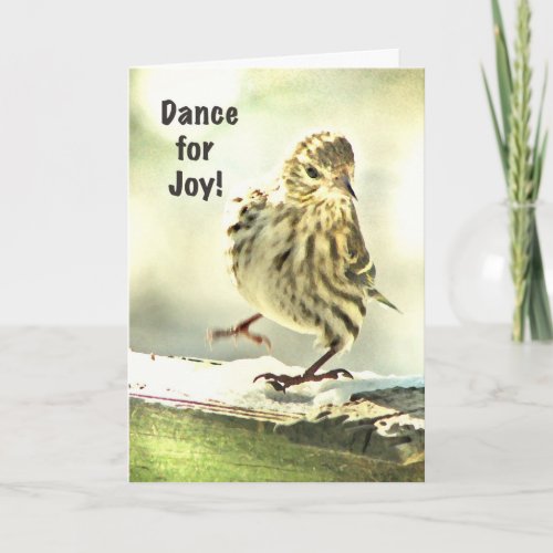 Dancing Bird Mother's Day Card