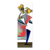 Dancing Bookmark Business Card