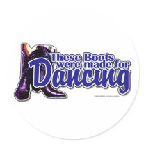 Dancing Boots Stickers