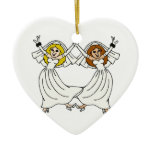 Dancing Brides Christmas Tree Ornaments