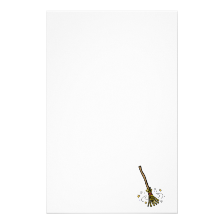 Dancing Broom Customized Stationery