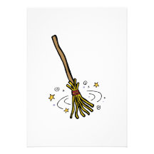Dancing Broom Invitation
