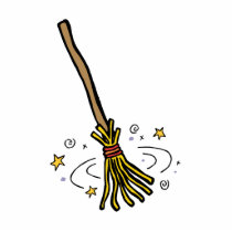 Dancing Broom Cut Outs