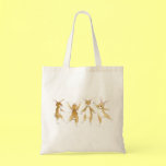 Dancing Bunnies Tote Bag bags