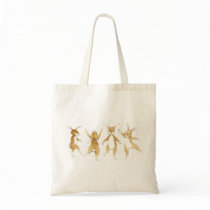 Dancing Bunnies Tote Bag