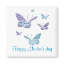 Dancing Butterflies, Happy Mother's day magnets by CaringHearts Dancing Butterflies, Happy Mother's day magnets