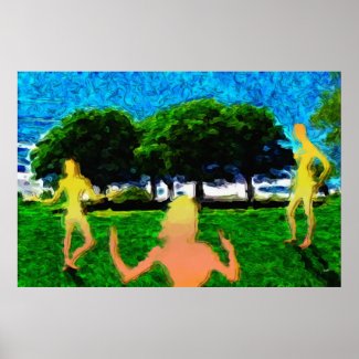 Dancing by the Trees Poster