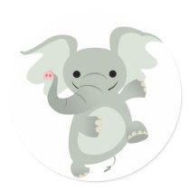 Dancing Cartoon Elephant Sticker by Lioness_Graphics Dancing Cartoon Elephant Sticker