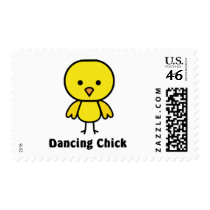 Dancing Chick Stamp