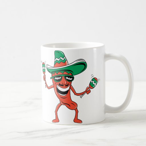 Dancing Chili Pepper Mug