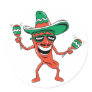 Dancing Chili Pepper Sticker