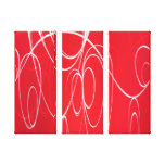 Dancing circles canvas prints