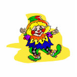 Dancing Clown Cut Out