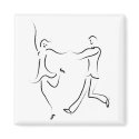 Dancing Couple Sketch magnets