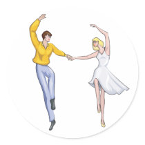 Dancing Couple stickers by sportydesigns Dancing Couple stickers