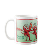 Dancing Crawfish Christmas Mug