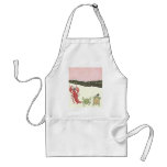Dancing Crustaceans & Turtle on Beach aprons
