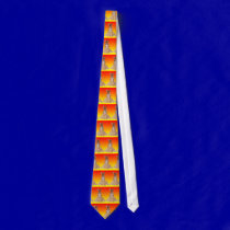 Dancing Dachshund Hula Tie ties