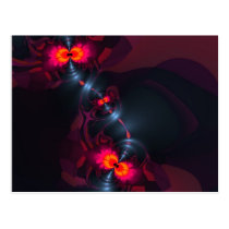 Dancing Devas – Violet & Salmon Sight postcards