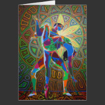 dancing digitally - 2012 as greeting card cards