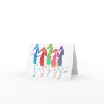 Dancing Dogs Conga Line Notecards