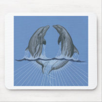 Dancing Dolphins mousepads